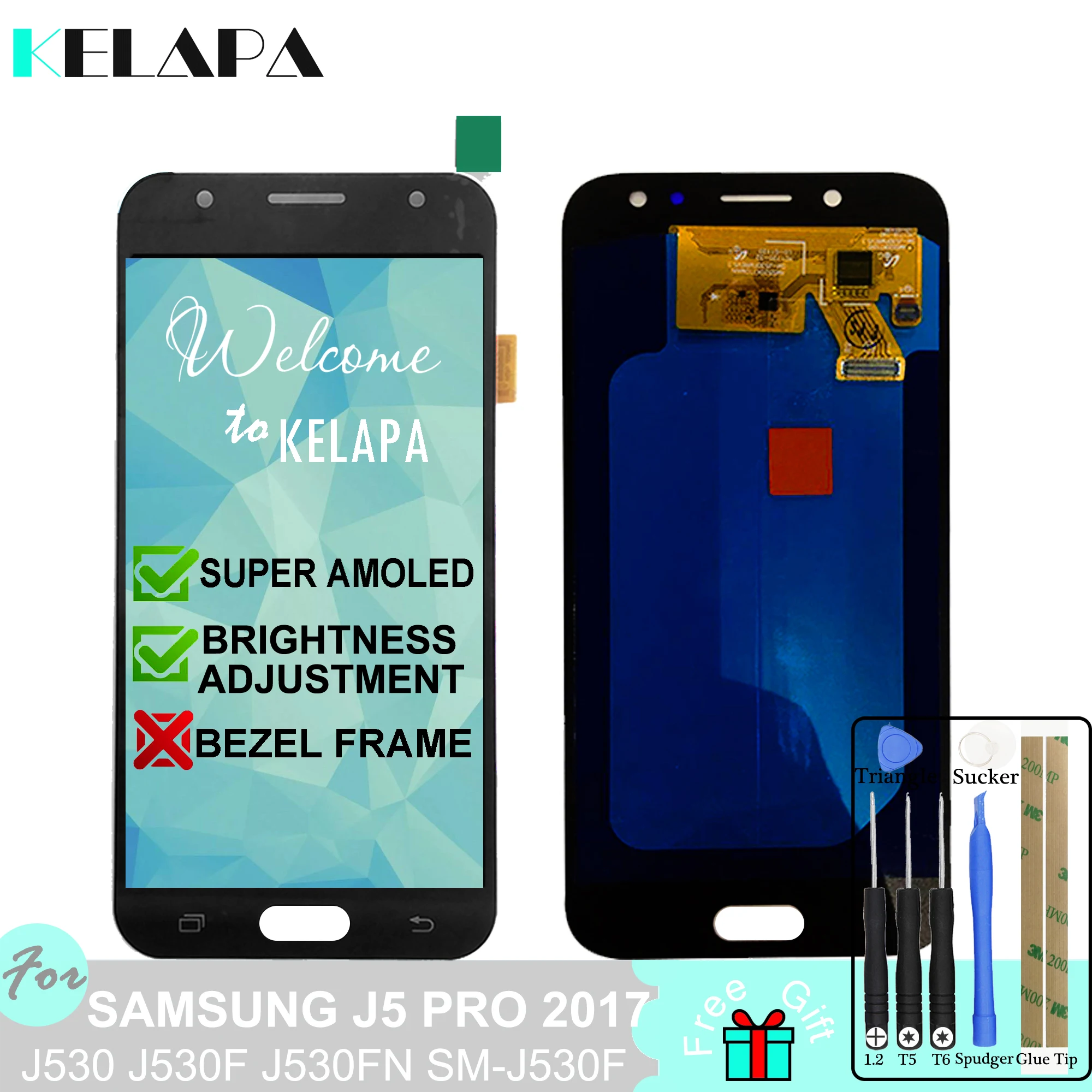 Super Amoled Lcd For Samsung Galaxy J5 Pro 17 J530 J530f J530fn Sm J530f Touch Screen Digitizer Assembly Buy At The Price Of 44 99 In Aliexpress Com Imall Com