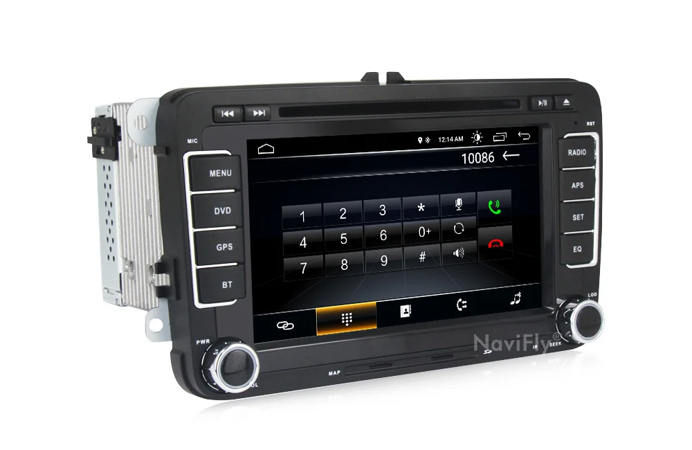 Excellent Spain Warehouse! Android 8.1 Car dvd player GPS Navigation for VW Skoda POLO GOLF 5 6 PASSAT B7 JETTA TIGUAN TOURAN Caddy RDS 22