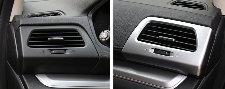 Для Honda CRV CR-V 2012 2013 ABS Хром Интерьер кондиционер вентиляционное отверстие крышка отделка Аксессуары
