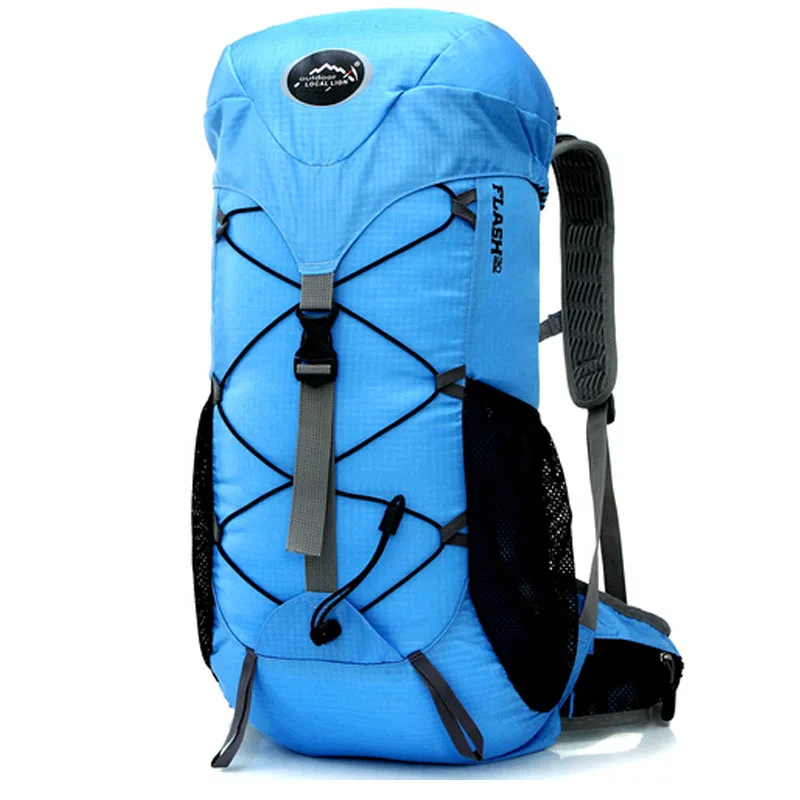 30L الرياضة في الهواء الطلق ركوب دراجة ظهره النساء الرجال Wateproof النايلون تسلق الجبال التخييم المشي أكياس الظهر