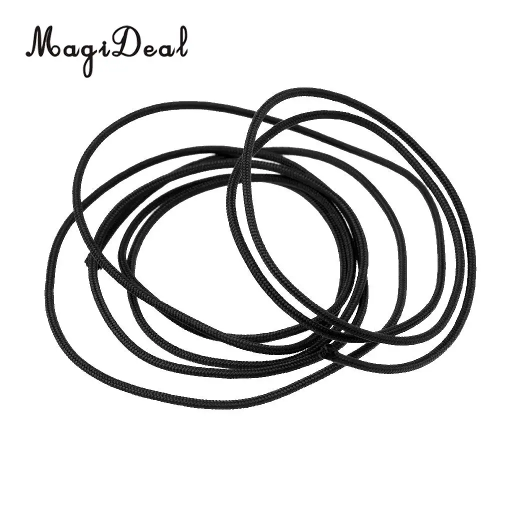 MagiDeal Outdoor Hunting Archery Compound Bow 1.5/3/5/10m D Loop Rope Bow String Release Aid Nock Hooting Camping Survival Acce