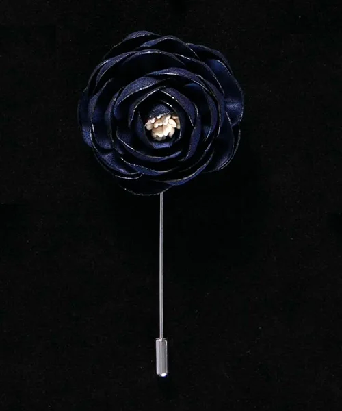 NO.16 Lapel Pin Портной Смит цветок нагрудный знак брошь Модный дизайнер ручной работы для мужчин твердый цветок розы нагрудный знак брошь для мужчин аксессуары для костюма - Окраска металла: NO.16 Lapel Pin