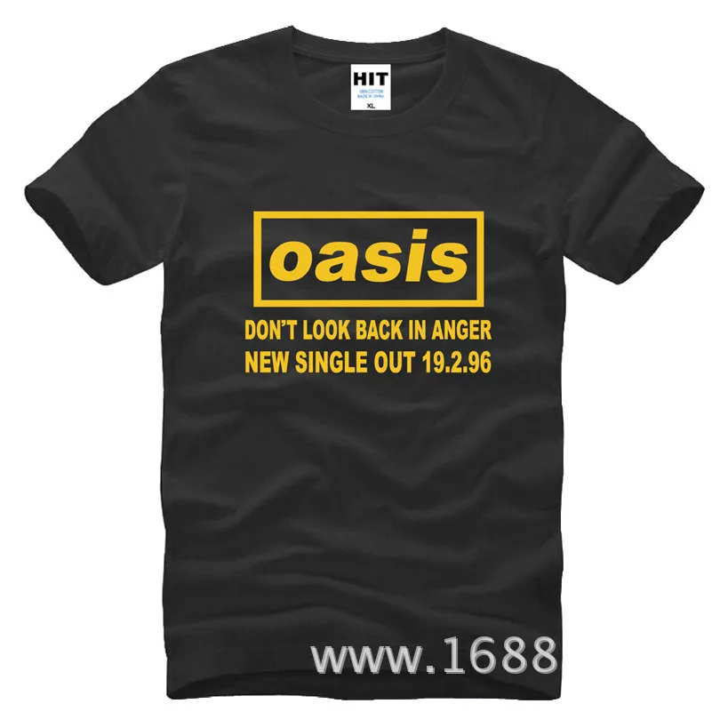 

Rock Oasis Band T Shirt New Printed Men's T-Shirt New Short Sleeve O Neck Cotton Casual Top Tee Camisetas Masculina sbz5060