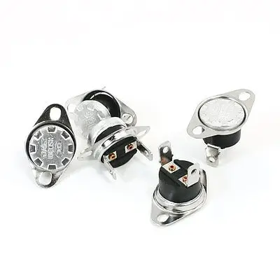 

5 Pcs 92C Thermostat Normal Closed Temperature Switch 250V 10A SPST