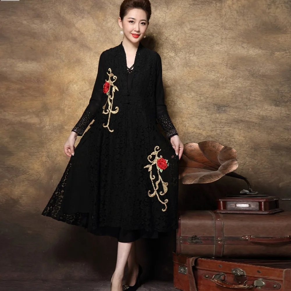Vestito Elegante Donna New Look Embroidered
