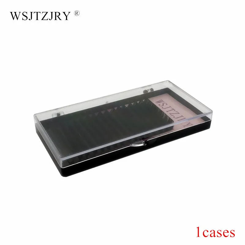 WSJTZJRY 16 Filas Imitacion de vison extension pestanas individuales suave vison| |