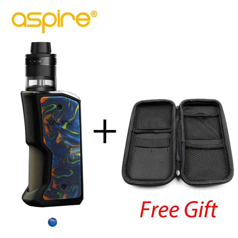 

Original Aspire Feedlink Revvo Squonk Vape Kit with 80W box Mod 2ml Revvo Boost Vaporizer Tank ARC Coil aspire Vape Kit