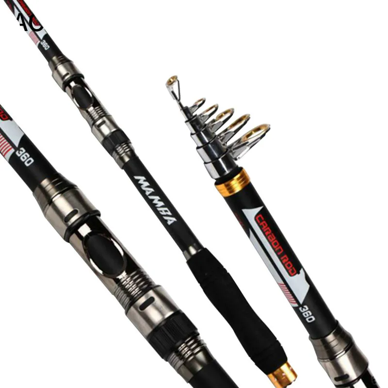 

Sea Pole Carbon Material Fishing Rod Quality 2.1m 2.4 3.0 3.6m Telescopic fishing rod carbon fiber 540 Quality Spinning Rods
