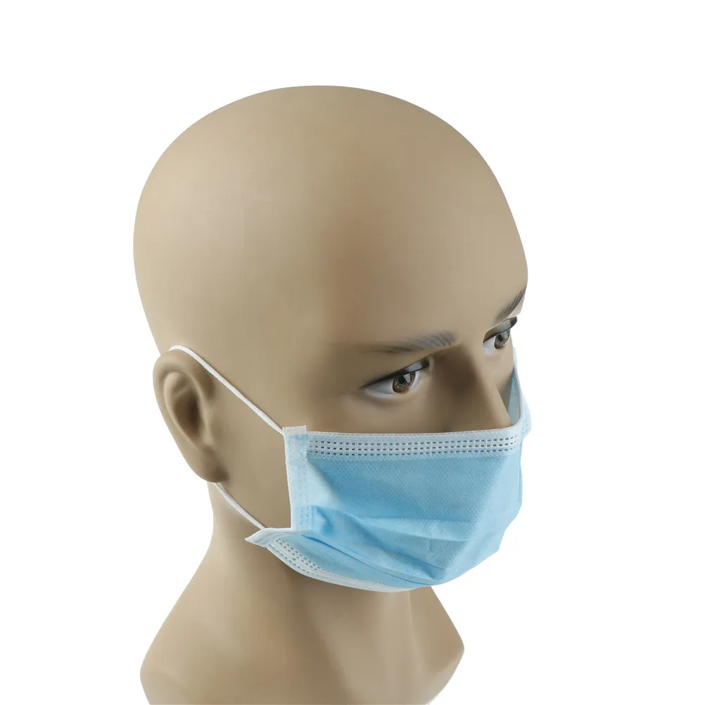 10 шт. 3-Слои дышащая Нетканая одноразовая маска для лица Анти-пыль одноразовые хирургические медицинские салон сварочная маски со ртом для лица