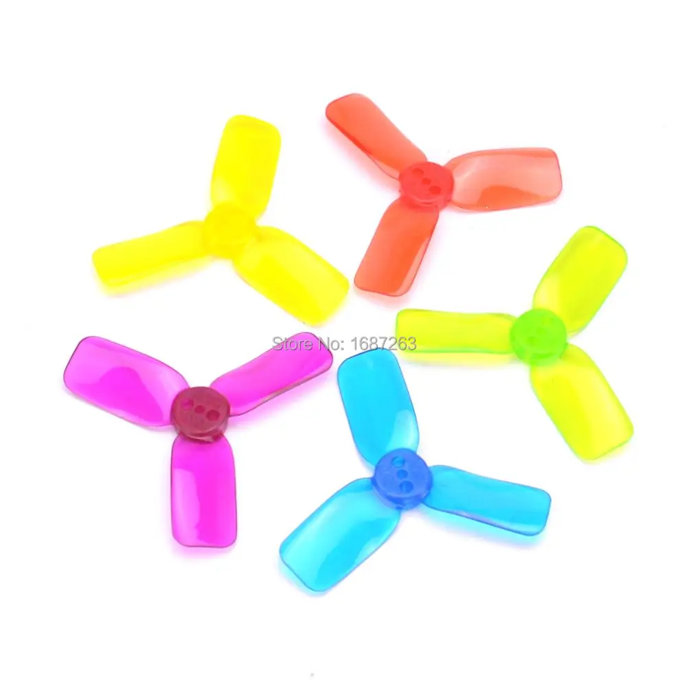 2030 3 blades 2inch Clear Propeller CW  CCW support 1104 motor for 80mm 90mm Q90 mini FPV Racing Quadcopter (3)