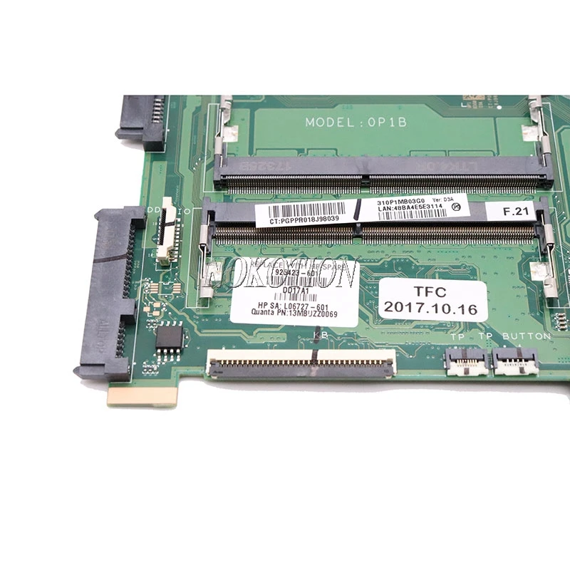 Best Nokotion 925423-601 925423-001 Laptopn Motherboard For HP 240 G6 14-bs DA0P1BMB6D0 Notebook Main board with SR2UW i3-6006U 1 Best Nokotion 925423-601 925423-001 Laptopn Motherboard For HP 240 G6 14-bs DA0P1BMB6D0 Notebook Main board with SR2UW i3-6006U 1