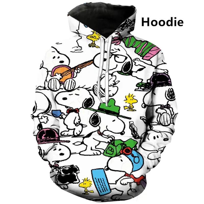 

Liumaohua brand Cartoon Snoopy 3D Print T-Shirt/Hoodie/Sweatshirt Unisex Harajuku T-Shirt Streetwear Style Top