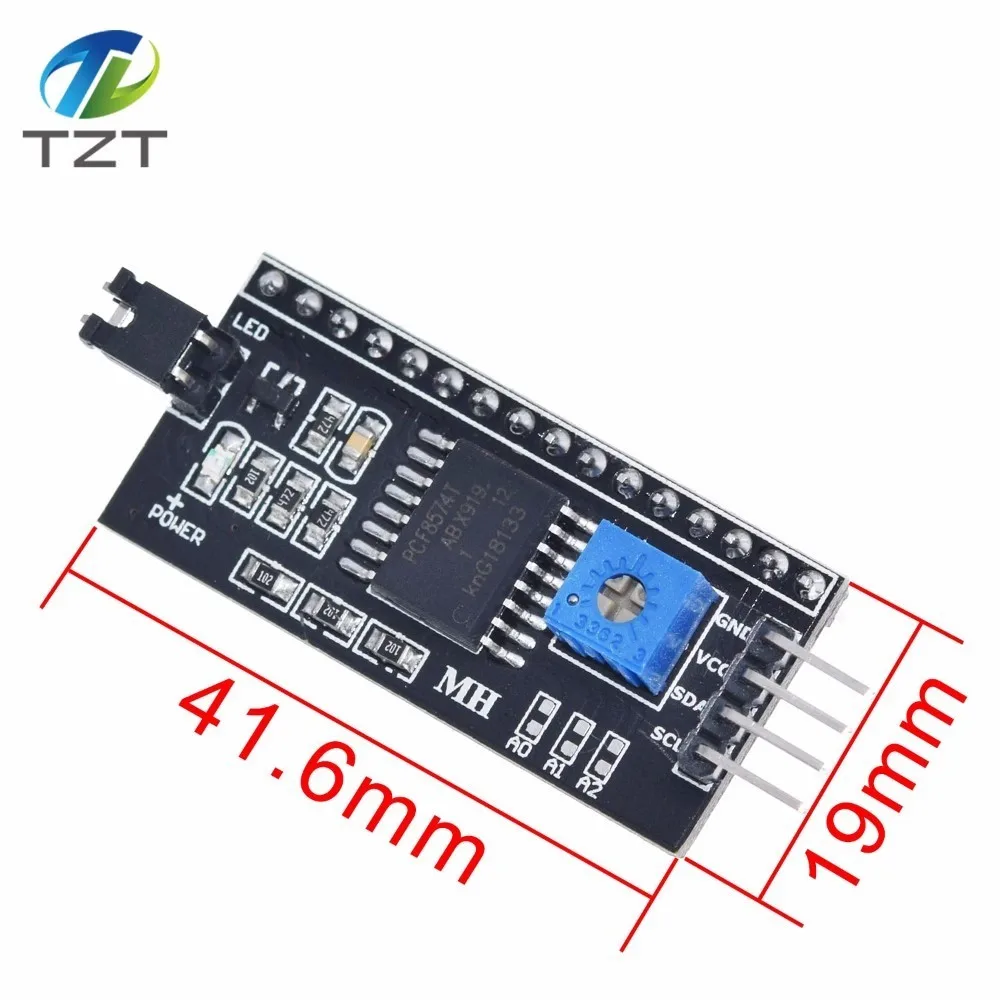 IIC IEC TWI последовательный интерфейс SPI порт платы для Arduino 1602 2004 ЖК-дисплей 1602 плата адаптера ЖК-адаптер конвертер Модуль PCF8574