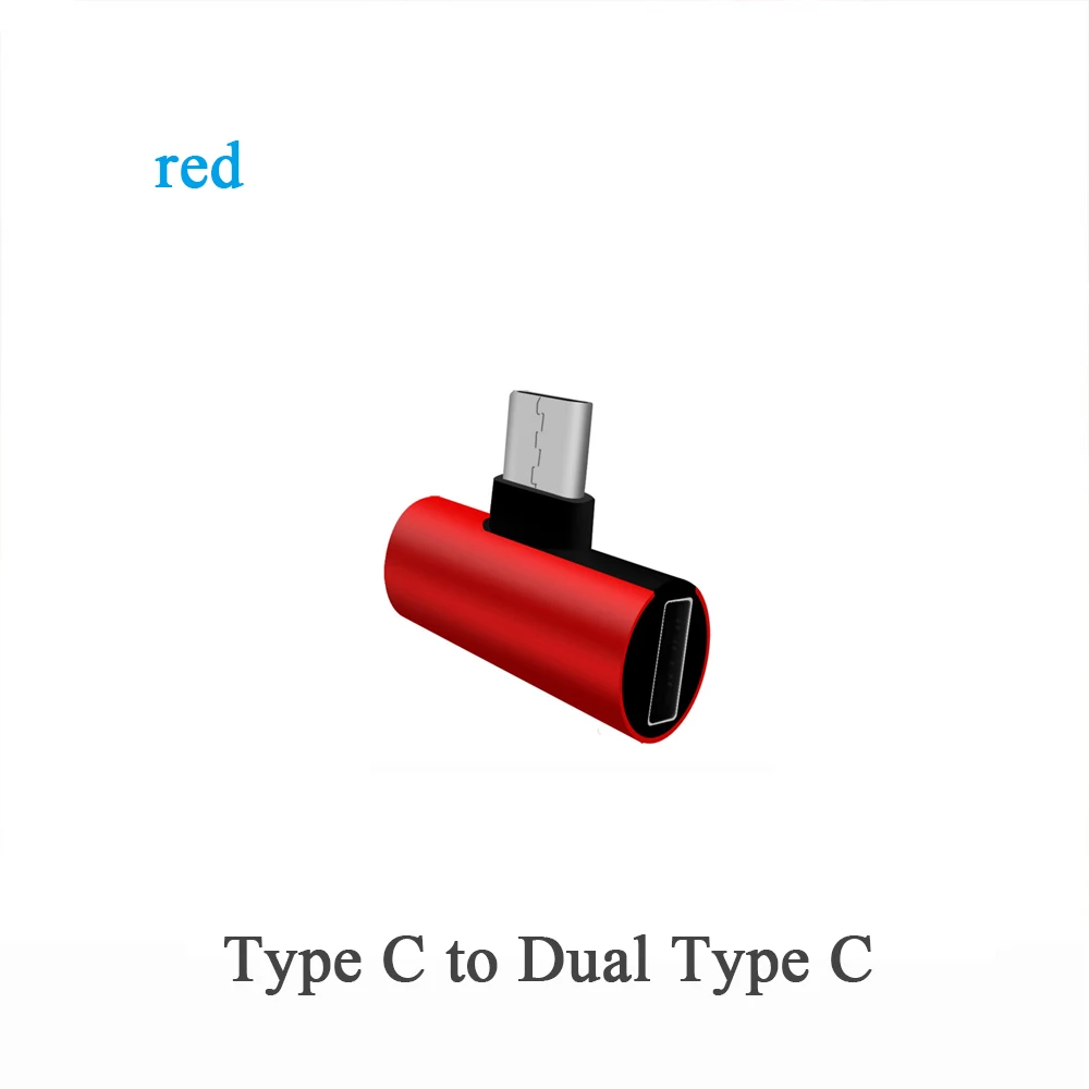 3 в 1 USB C к type-c адаптер usb type C кабель для зарядного устройства преобразователь для наушников для 8 6 Leeco адаптеры для наушников - Цвет: to Dual Type-C 02