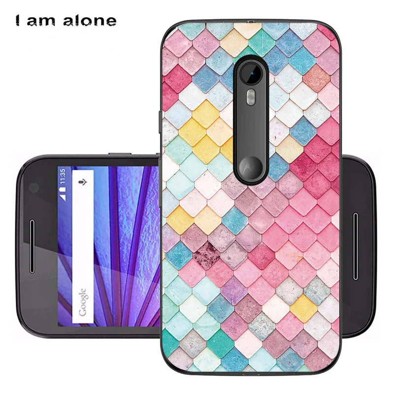 Чехлы для телефонов I am alone, для Motorola Moto G3, 5,0 дюймов, мягкий ТПУ чехол для мобильного телефона, милая сумка для Motorola Moto G3 - Цвет: Soft TPU HH71