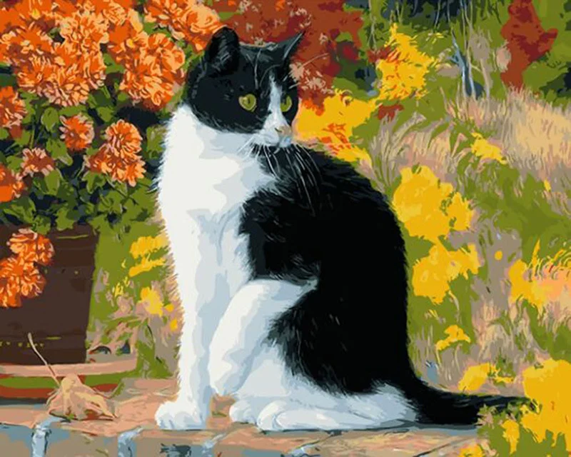 

5d Diamond Embroidery Cat Oil Painting Mosaic Crystal Cross Stitch Full Square Diamond Painting DIY Sticker Decor Paintings
