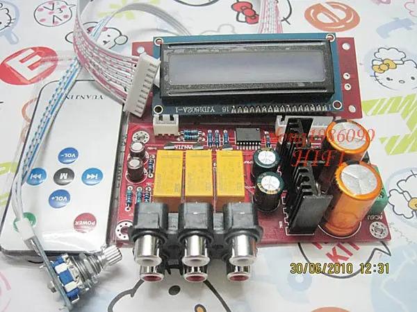 

PGA2311 Volume control Remote Pre-amplifier Board + LCD