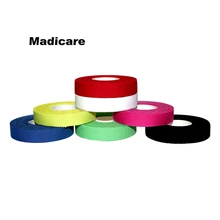 20 рулонов 1,25 см* 10 м цветная лента для пальцев хлопок спортивный рулон защита пальцев пляжный волейбол клейкая лента зигзагообразный край ленты