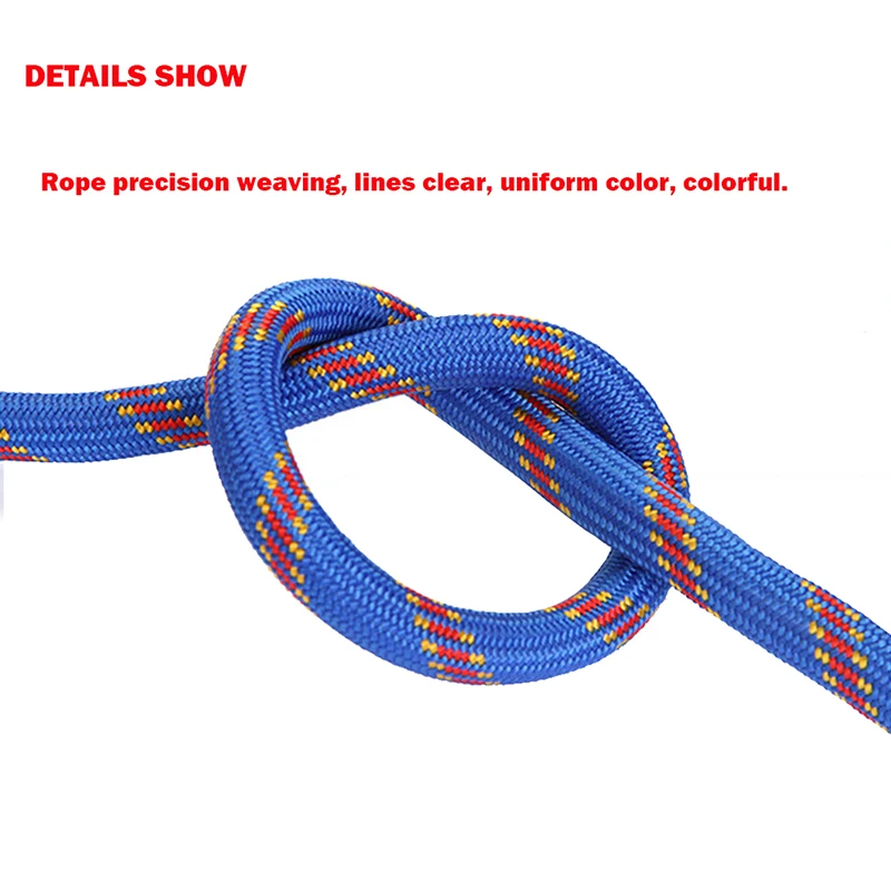 المهنية عالية المقاومة سلك حبل السلامة 2 الألوان تسلق حبل في الهواء الطلق الرحلات اكسسوارات 10 ملليمتر القطر المهنية عالية المقاومة سلك حبل السلامة 2 الألوان تسلق حبل في الهواء الطلق الرحلات اكسسوارات 10 ملليمتر القطر
