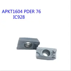 100 шт. высокое качество Iscar APKT1604 PDR 76 IC928 фрезы карбида вставить токарный станок фрезерные мельница ЧПУ Инструменты