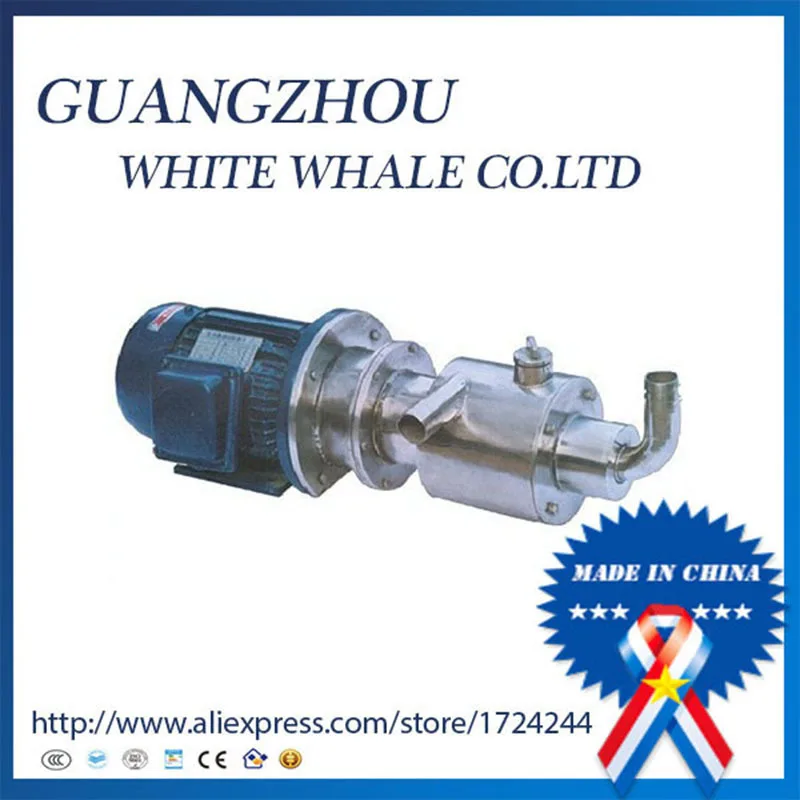 1/2HP Stainless steel self-priming screw pump 1m3/h 50m head |