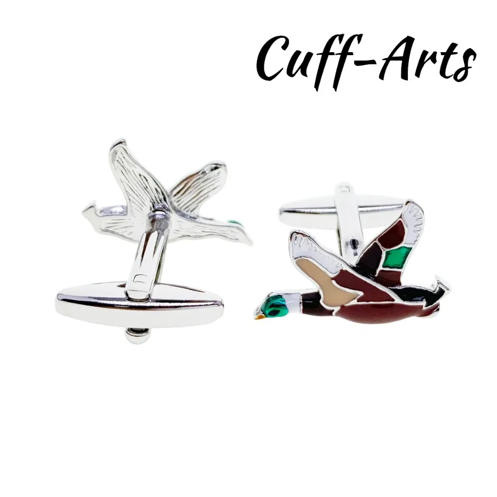 Cufflinks for Men Ducks in Flight Cufflinks Gifts for Men Bouton De Manche Gemelos Gemelli Spinki by Cuffarts C10413
