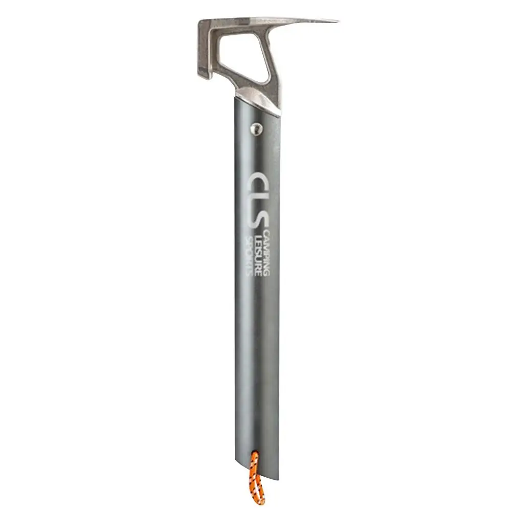 

Tent Hammer Lightweight Aluminum Handle Stainless Steel Hammer Outdoor Mountaineering Camping Tent Nail Puller Hammer