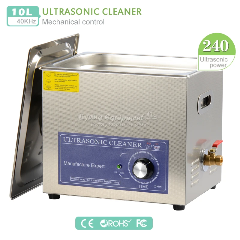 240W Intelligent Control Cleaner LY-40T 10L Ultrasonic Smart Mini Bath For Cleaning Jewelry | Инструменты