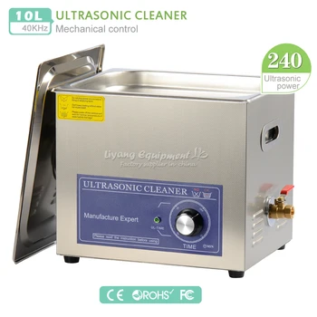 

240W Intelligent Control Cleaner LY-40T 10L Ultrasonic Cleaner Smart Mini Bath For Cleaning Jewelry