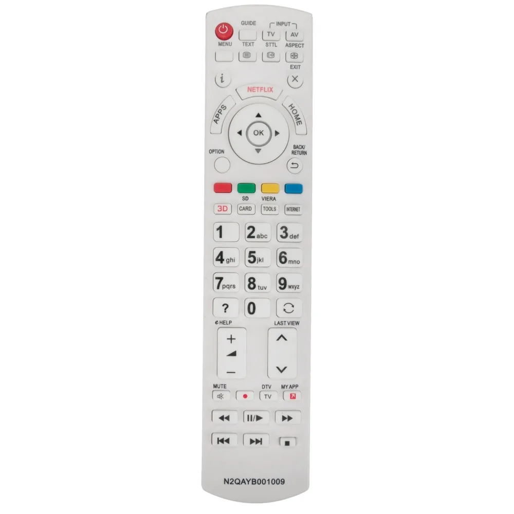Nuovo N2Qayb001009 Telecomando Per Tv Panasonic Tx-32Csr510 Tx-32Dsr500 Tx-40Csr520 Tx-42Csr610 Tx-50Csr520 Tx-40Dxr