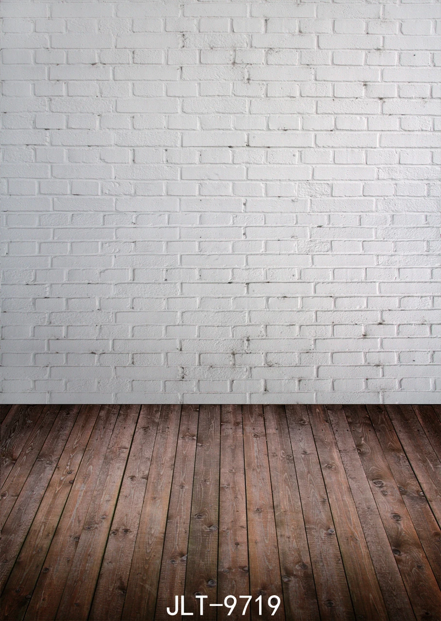 White Brick Wall Photography Backdrops Wooden Floor Photo Background Vinyl Cloth 3d Customize Backgrounds For Photo Studio Background Aliexpress