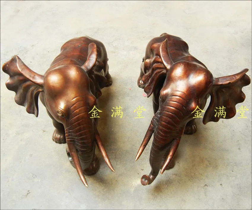 

Factory Copper Feng Shui crafts Bronze copper home decoration crafts decoration copper elephant lucky extra large