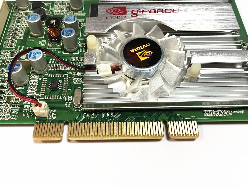 Абсолютно новая видеокарта nVidia Geforce FX5500 256MB 128bit DDR VGA/DVI PCI, видеокарта, видеокарта VGA