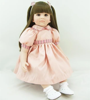 

Noble princess Reborn toddler girl silicone vinyl reborn baby doll adorable bebe reborn dolls toys for children gift