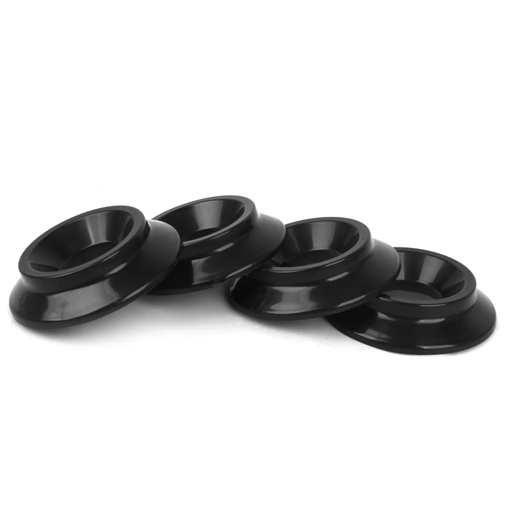 4pcs Plastic Upright Piano Caster Cups Piano Protect Accs Black Musical Instruments Parts Accessories  8.8 x 2 cm 