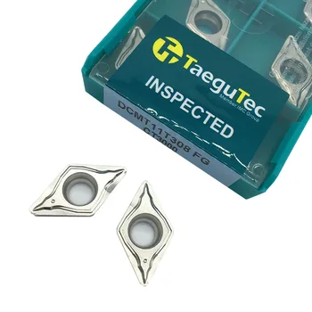 

10PCS DCMT11T308 FG CT3000 External Turning Tools Cermet Grade Carbide insert Lathe cutter Tool Tokarnyy turning insert