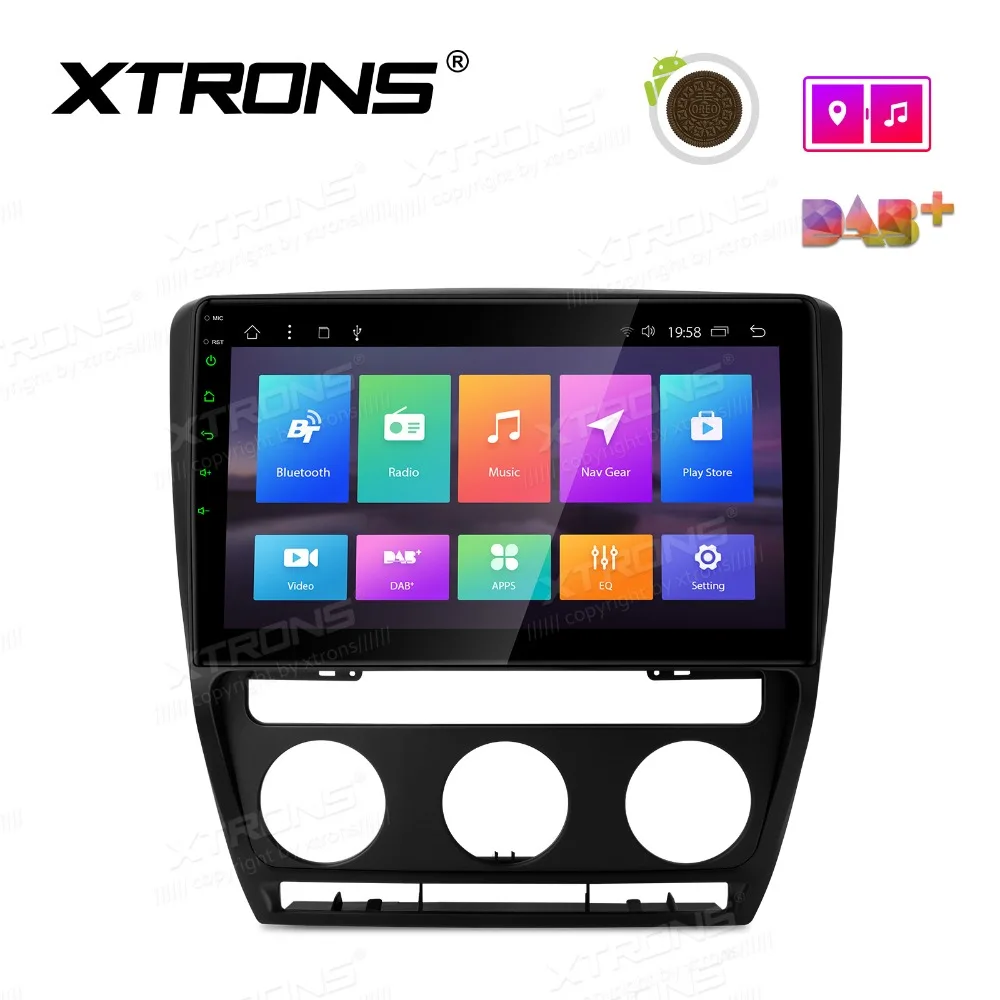 

XTRONS 10.1'' Android 8.1 Car Multimedia Player for Skoda Octavia Yeti Laura Stereo Radio GPS Navigation OBD TPMS WIFI NO DVD