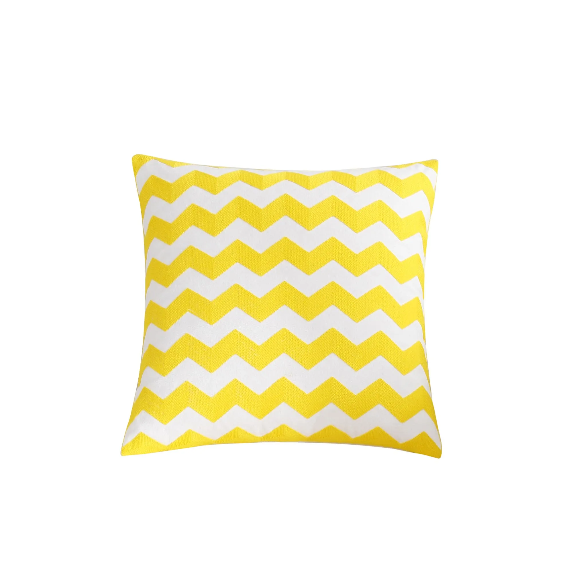 Толстый чехол для подушки в скандинавском стиле, желтый чехол для подушки с вышивкой и геометрическим рисунком 45 см* 45 см, чехол для подушки для дома и офиса, автомобильные подушки - Цвет: Yellow-1