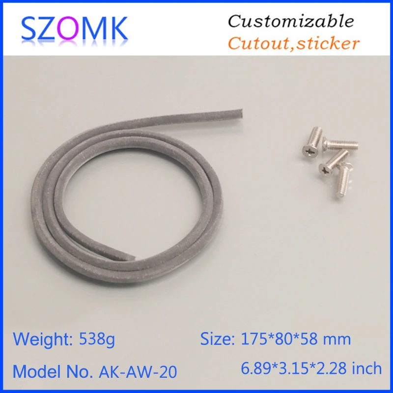 szomk IP66 die cast aluminum waterproof enclosure for electronics aluminum case waterproof equipment junction box (9)