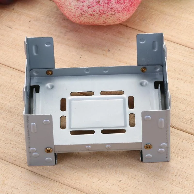 

Nice! Outdoor Camping Mini Pocket Portable Folding Spirit Alcohol Stove Furnace Stainless Steel Lightweight Stove NX