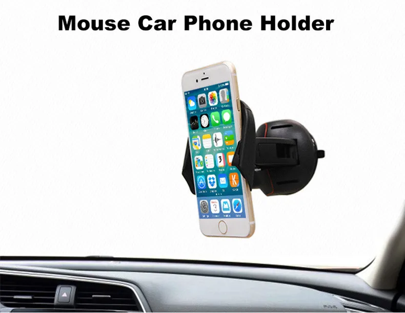 HOTR мышь Авто Автомобильный держатель для телефона gps подставка поворотный держатель на лобовое стекло авто кронштейн для Iphone samsung для huawei Xiaomi