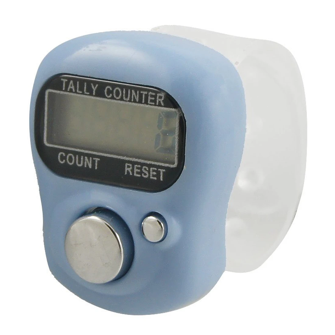 Light Blue Case 5 Digit LCD Electronic Finger Counter Hand Tally Digital Display Counting | Инструменты