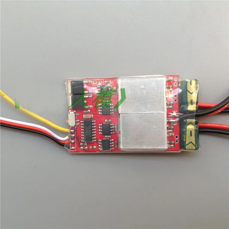 1 шт. двойной путь двунаправленный 20A ESC 6 В-12,8 В матовый ESC Скорость контроллер + 380 двигатель для DIY жестокие модель управления Запчасти