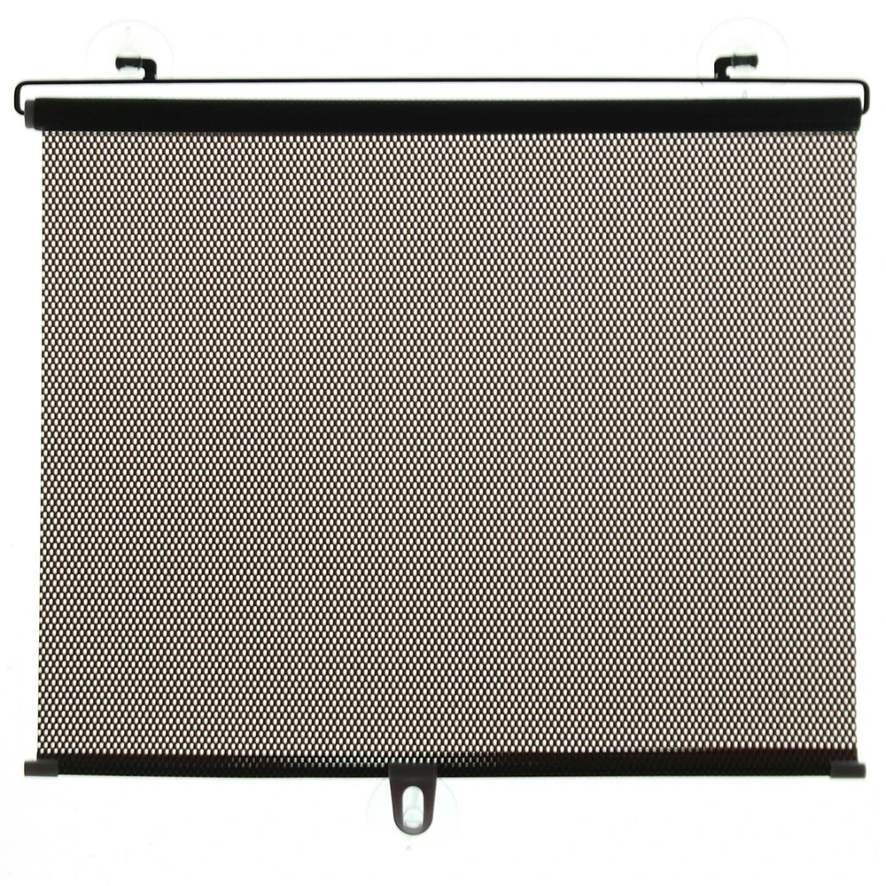 

1 Pair Roller Blinds Black Car Window Sun Shade Auto Roller Blind Car Window Sun Protector Automatic Shrinkage