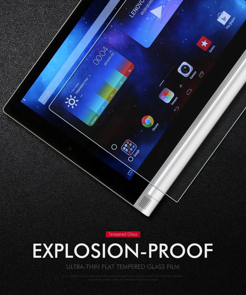 Для lenovo Yoga Tablet 2-1050f Yoga 1050F Tablet закаленное стекло 10,1 дюймов ультратонкий защитный Закаленное стекло пленка