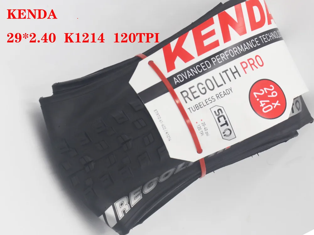 KENDA 27,5/29*2,2/2,4 MTB шины сверхлегкие складные горные шины 120 TPI - Цвет: 29X2.4