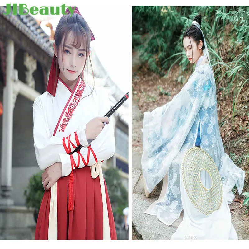 QIANJI Hanfu, ободок для волос, античный головной убор с вышивкой, лента с кисточками, повязка на голову, веревка для волос, древний костюм, аксессуар для волос