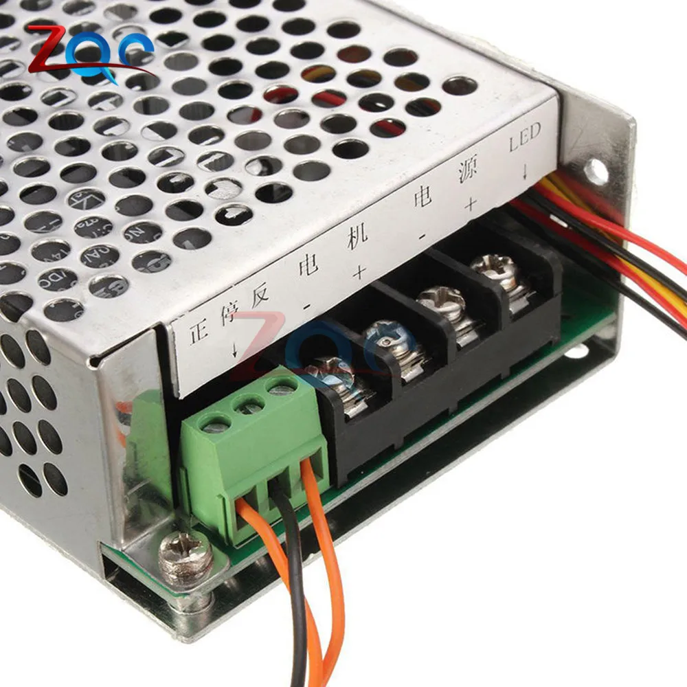 DC 10-50V 40A регулятор скорости двигателя ШИМ Мотор 12 V/24 V/36 V/48 V Перевернутый переключатель CW CCW Реверсивный импульсный драйвер 10 V-50 V