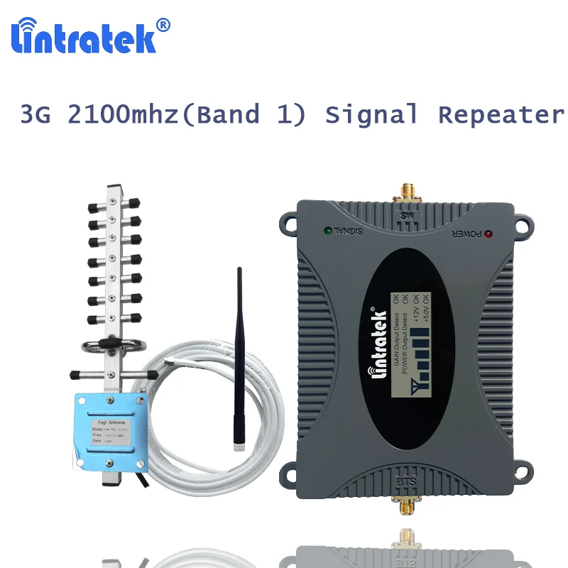 3 г усилитель сигнала 2100 МГц ЖК дисплей UMTS ampificador GSM 10 м кабель мобильного телефона