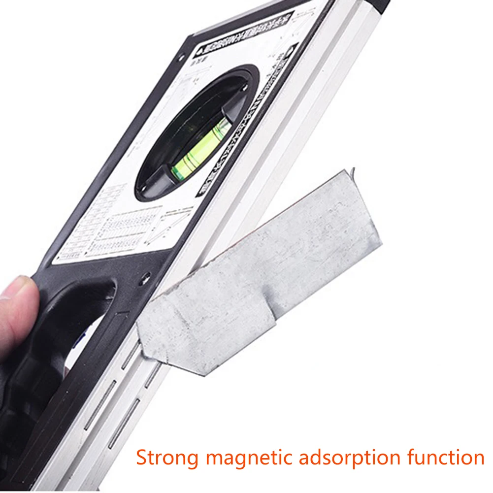 

Horizontal Vertical Angle Slope Measuring Ruler Bevel Protractor Multifunctional Declinometer SLC88